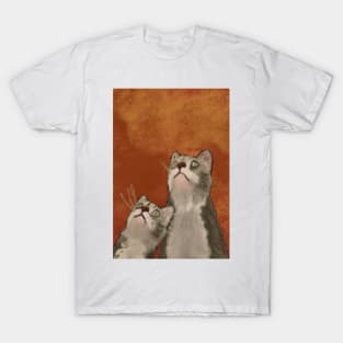 Two Kitties in the Sunset T-Shirt